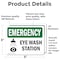 Signmission Eye Wash Station, 5 in W x Rectangle, Vinyl Decal OS-2PACK-EM-D-35-L-10318 - alternate 4